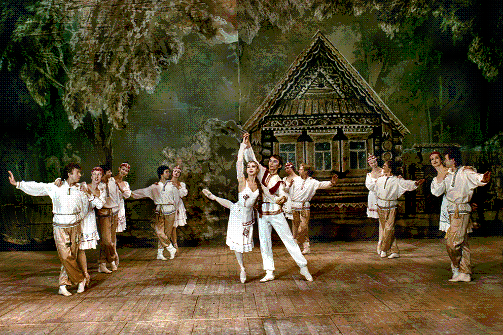 "Сцена из балета &quot;Сарпиге&quot; Постановка 1986. Чувашский государственный музыкальный театр."